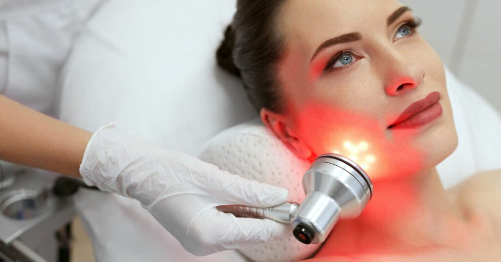 microdermabrasion, LED light therapy