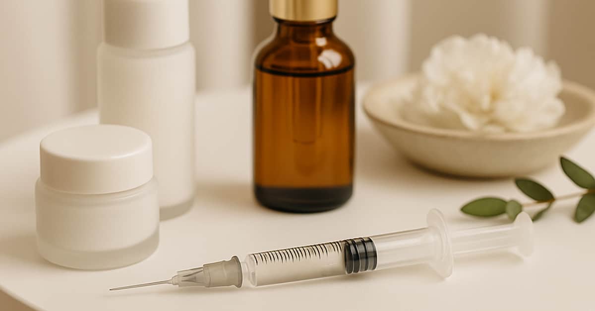 bottle and injection need of Restylane