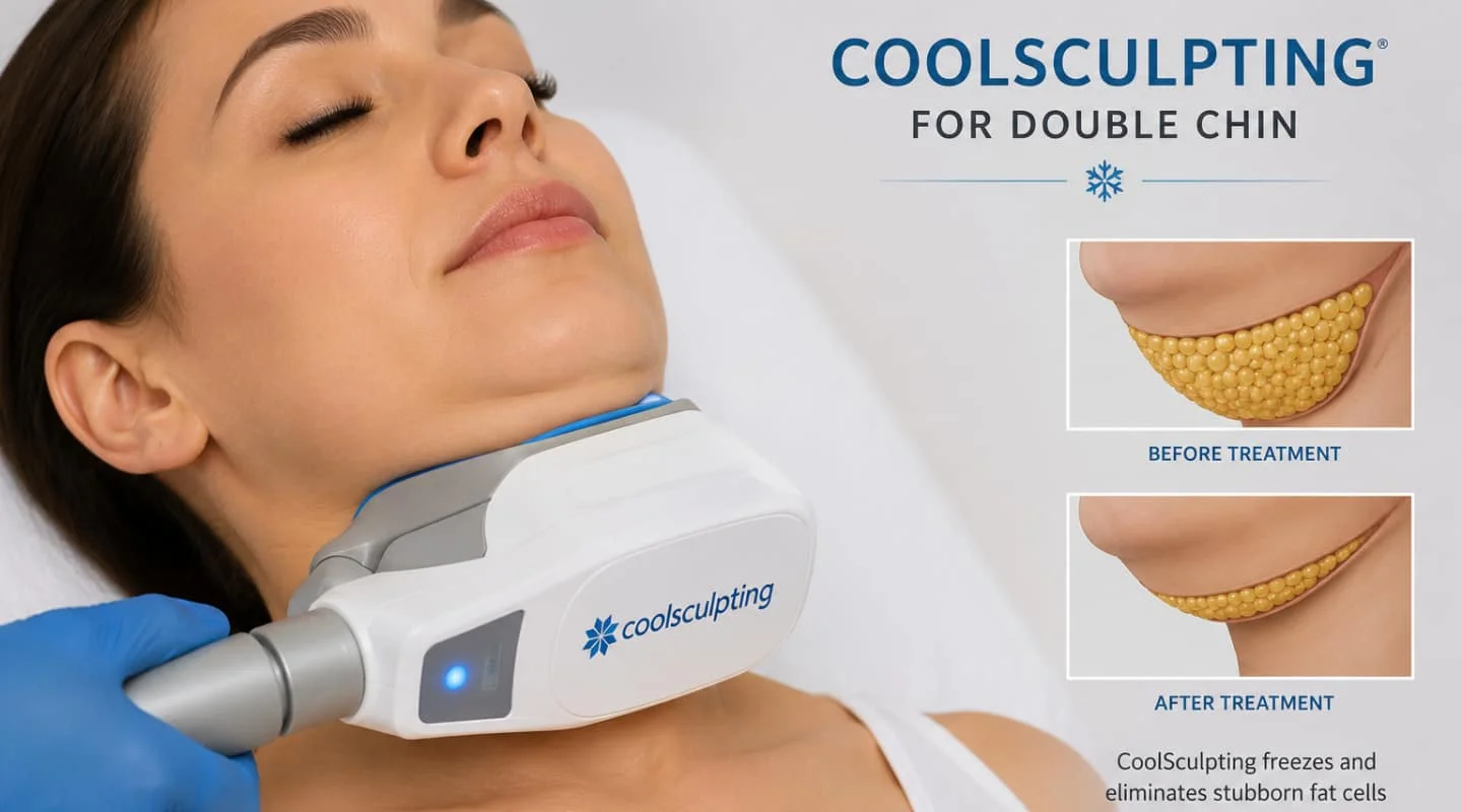 coolsculpting on double chin